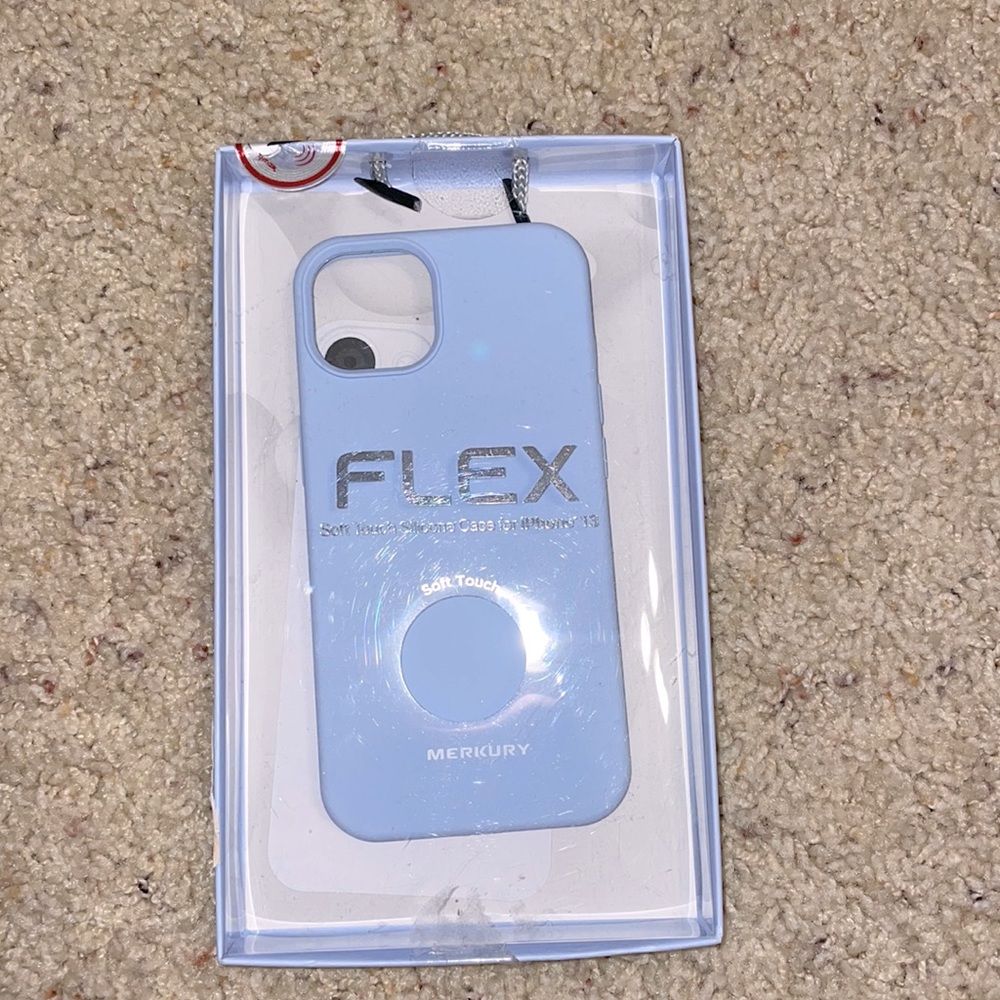 iPhone 13 Baby Blue Phone Case - Brand New